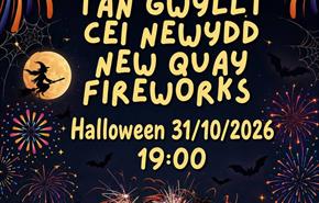 Noson Tân Gwyllt Cei Newydd 2026